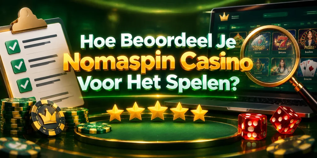 Hoe Beoordeel Je Nomaspin Casino Voor Het Spelen?