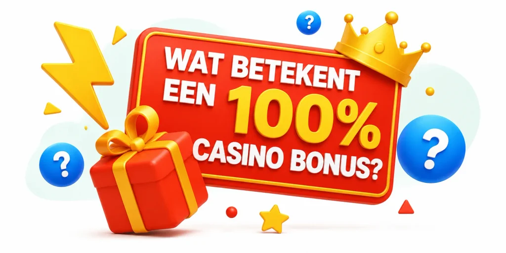 Wat Betekent Een 100% Casino Bonus?