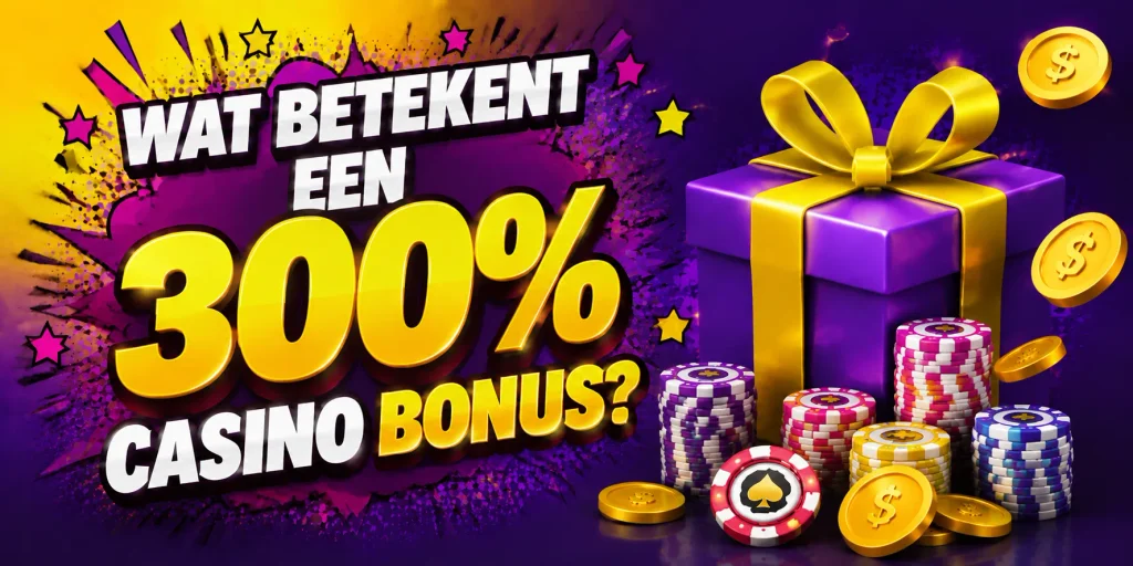 Wat Betekent Een 300% Casino Bonus?