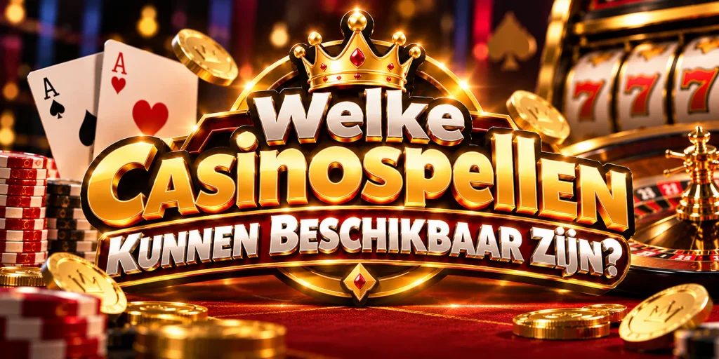Welke Casinospellen Kunnen Beschikbaar Zijn?