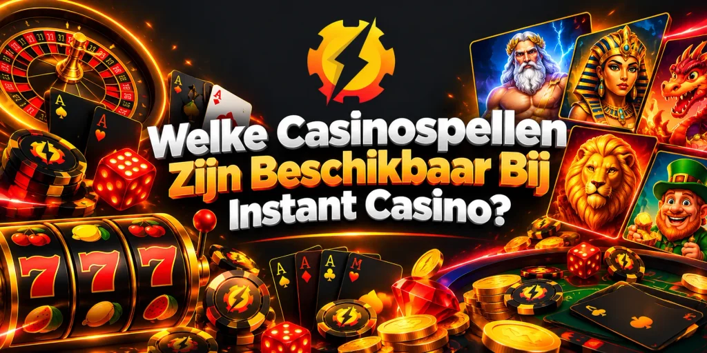 Welke Casinospellen Zijn Beschikbaar Bij Instant Casino?